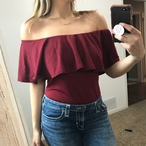 Off the Shoulder Body Suit